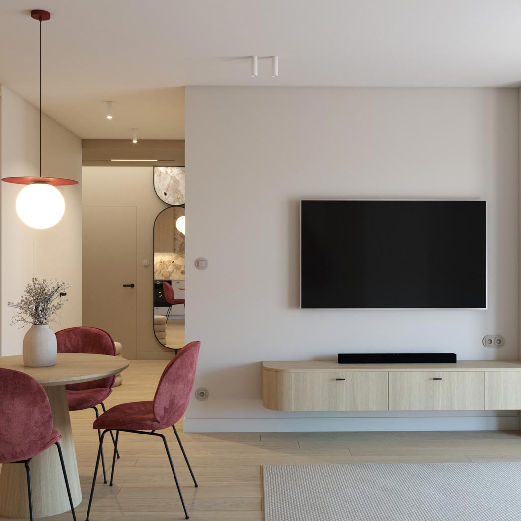 Komfortowe wnętrza łatwe do aranżacji